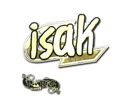 Sticker | isak (Gold) | Paris 2023