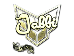 Sticker | jabbi (Gold) | Paris 2023