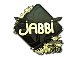 Sticker | jabbi (Gold) | Rio 2022