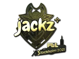 Sticker | JACKZ (Gold) | Stockholm 2021