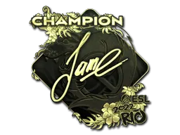 Sticker | Jame (Gold, Champion) | Rio 2022