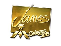 Sticker | James (Gold) | Cologne 2015