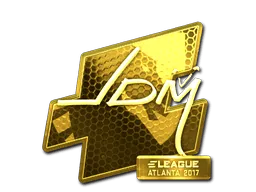 Sticker | jdm64 (Gold) | Atlanta 2017