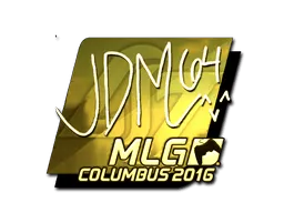 Sticker | jdm64 (Gold) | MLG Columbus 2016