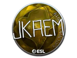 Sticker | jkaem (Foil) | Katowice 2019