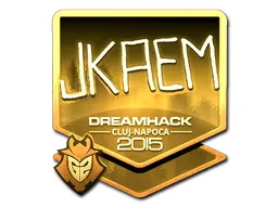 Sticker | jkaem (Gold) | Cluj-Napoca 2015