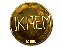 Sticker | jkaem (Gold) | Katowice 2019