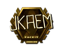 Sticker | jkaem (Gold) | London 2018