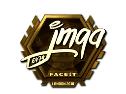 Sticker | jmqa (Gold) | London 2018
