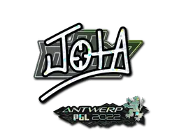 Sticker | JOTA (Glitter) | Antwerp 2022