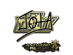 Sticker | JOTA (Gold) | Antwerp 2022