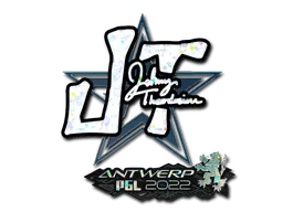 Sticker | JT (Glitter) | Antwerp 2022