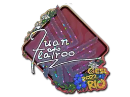 Sticker | juanflatroo (Glitter) | Rio 2022