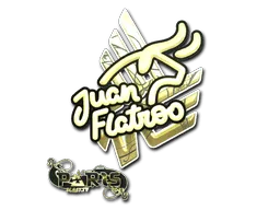 Sticker | juanflatroo (Gold) | Paris 2023