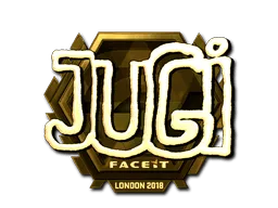 Sticker | JUGi (Gold) | London 2018