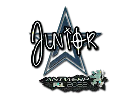Sticker | junior (Glitter) | Antwerp 2022
