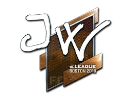 Sticker | JW (Foil) | Boston 2018