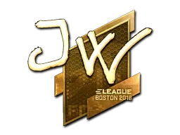 Sticker | JW (Gold) | Boston 2018