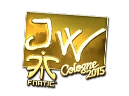 Sticker | JW (Gold) | Cologne 2015