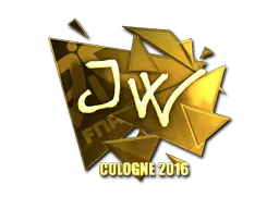 Sticker | JW (Gold) | Cologne 2016