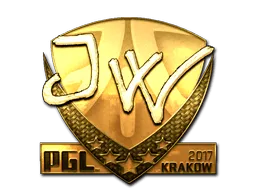 Sticker | JW (Gold) | Krakow 2017