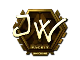 Sticker | JW (Gold) | London 2018