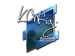 Sticker | k0nfig (Foil) | Boston 2018