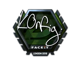 Sticker | k0nfig (Foil) | London 2018