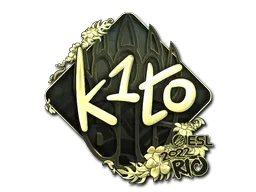 Sticker | k1to (Gold) | Rio 2022