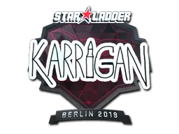 Sticker | karrigan (Foil) | Berlin 2019