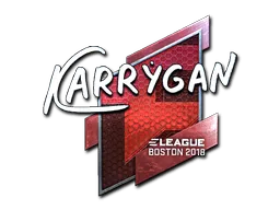 Sticker | karrigan (Foil) | Boston 2018