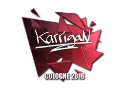 Sticker | karrigan (Foil) | Cologne 2016