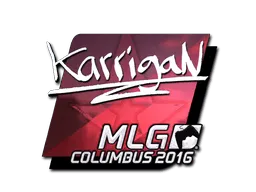 Sticker | karrigan (Foil) | MLG Columbus 2016