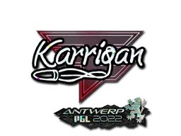 Sticker | karrigan (Glitter) | Antwerp 2022