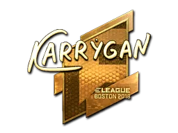 Sticker | karrigan (Gold) | Boston 2018