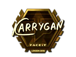 Sticker | karrigan (Gold) | London 2018