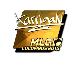 Sticker | karrigan (Gold) | MLG Columbus 2016