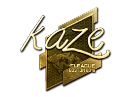 Sticker | Kaze (Gold) | Boston 2018