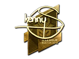 Sticker | kennyS (Gold) | Boston 2018