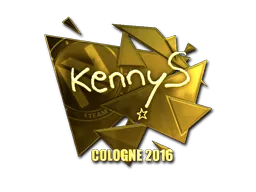 Sticker | kennyS (Gold) | Cologne 2016