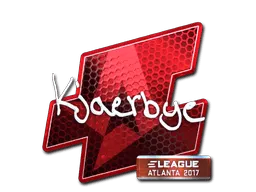 Sticker | Kjaerbye (Foil) | Atlanta 2017