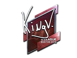 Sticker | kNgV- (Foil) | Boston 2018