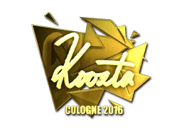Sticker | koosta (Gold) | Cologne 2016