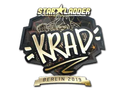 Sticker | Krad (Gold) | Berlin 2019