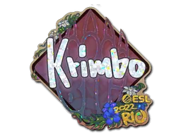 Sticker | Krimbo (Glitter) | Rio 2022