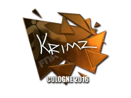 Sticker | KRIMZ (Foil) | Cologne 2016