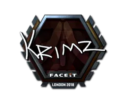 Sticker | KRIMZ (Foil) | London 2018