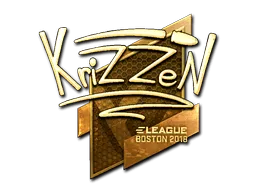 Sticker | KrizzeN (Gold) | Boston 2018