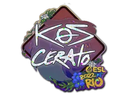 Sticker | KSCERATO (Glitter) | Rio 2022