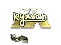 Sticker | kyxsan (Gold) | Paris 2023